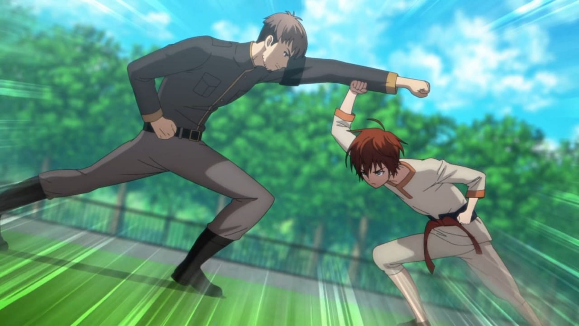 Arthur Leywin vs. Reynolds, as seen in the episode (Image via Studio A-Cat)